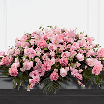 Garden of Comfort Casket Spray (Standard) –  Flowers By Vee, Tracy CA