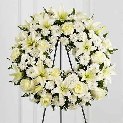 Treasured Tribute Wreath –  Flowers By Vee, Tracy CA