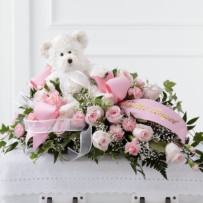 Touch of Sympathy Casket Spray –  Flowers By Vee, Tracy CA