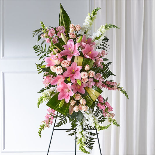 Elegant Embrace Standing Spray –  Flowers By Vee, Tracy CA