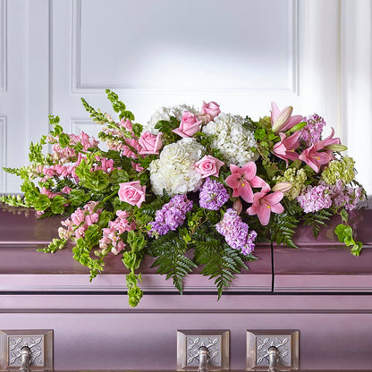 Life's Gratitude Casket Spray –  Flowers By Vee, Tracy CA