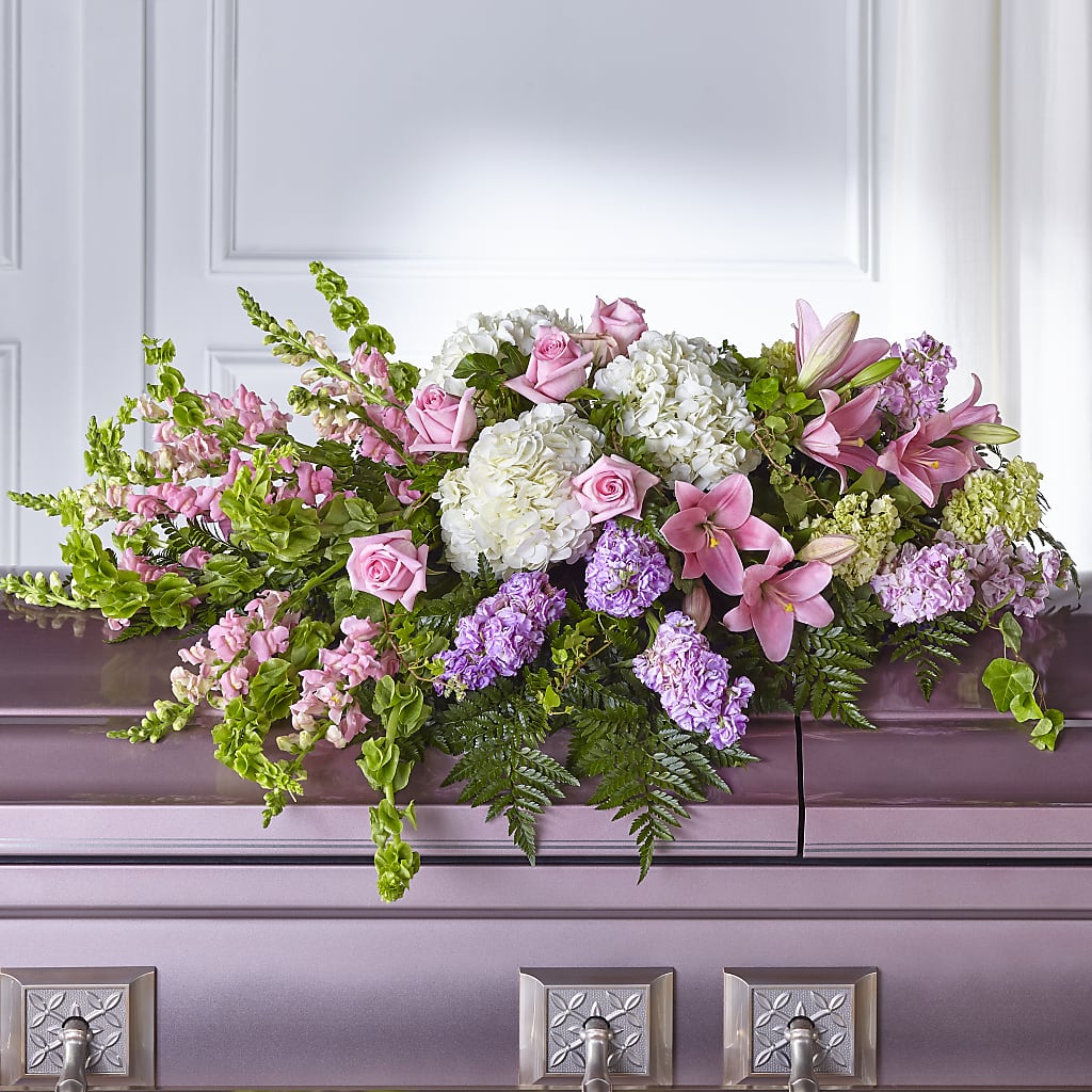 Life's Gratitude Casket Spray –  Flowers By Vee, Tracy CA