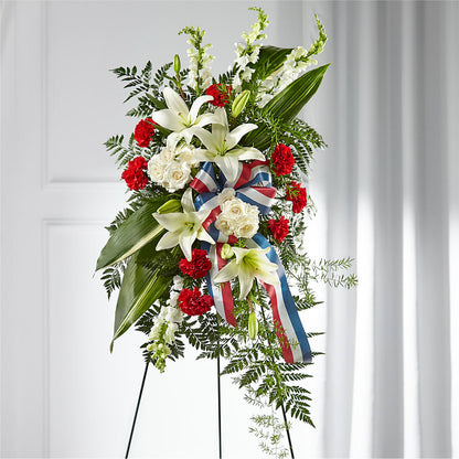 Stars of Life Standing Spray –  Flowers By Vee, Tracy CA