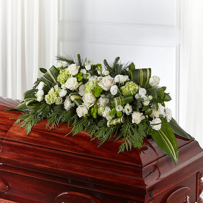 Hopeful Gesture Casket Spray –  Flowers By Vee, Tracy CA