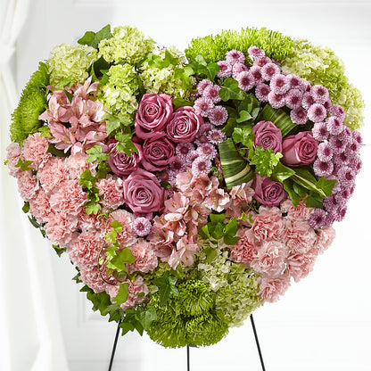 Heartwarming Standing Heart –  Flowers By Vee, Tracy CA