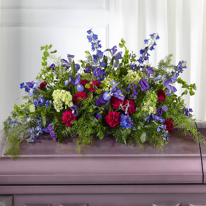 Always Treasured Casket Spray –  Flowers By Vee, Tracy CA