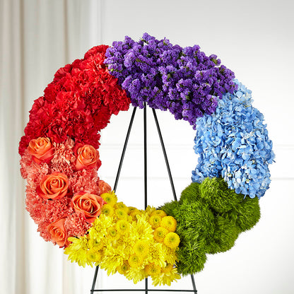 Circle of Love Wreath –  Flowers By Vee, Tracy CA