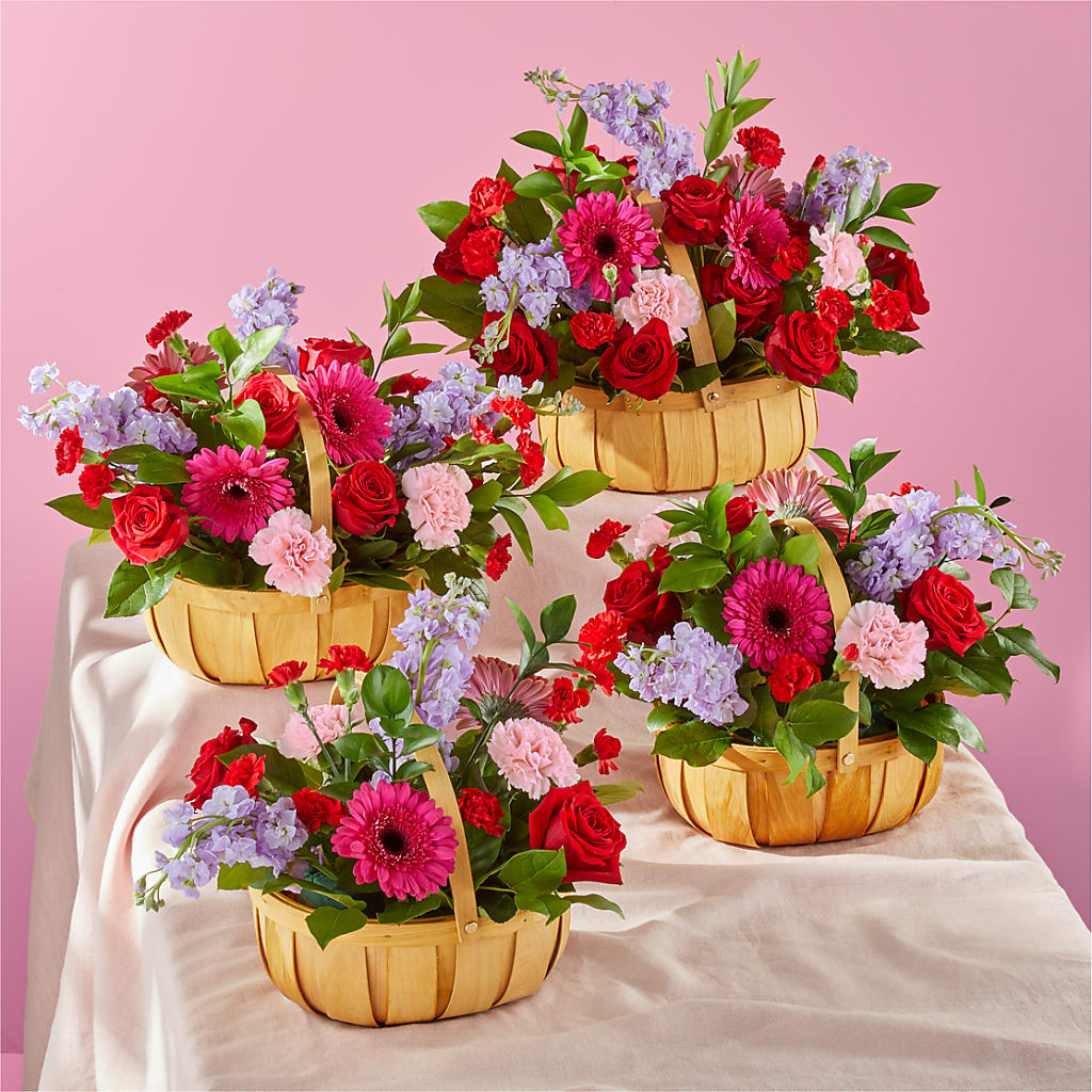 Pink Picnic Basket –  Flowers By Vee, Tracy CA