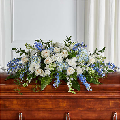 Timeless Essence Casket Spray –  Flowers By Vee, Tracy CA