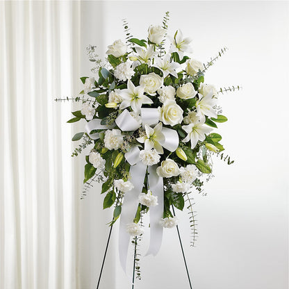 With Care Standing Spray –  Flowers By Vee, Tracy CA