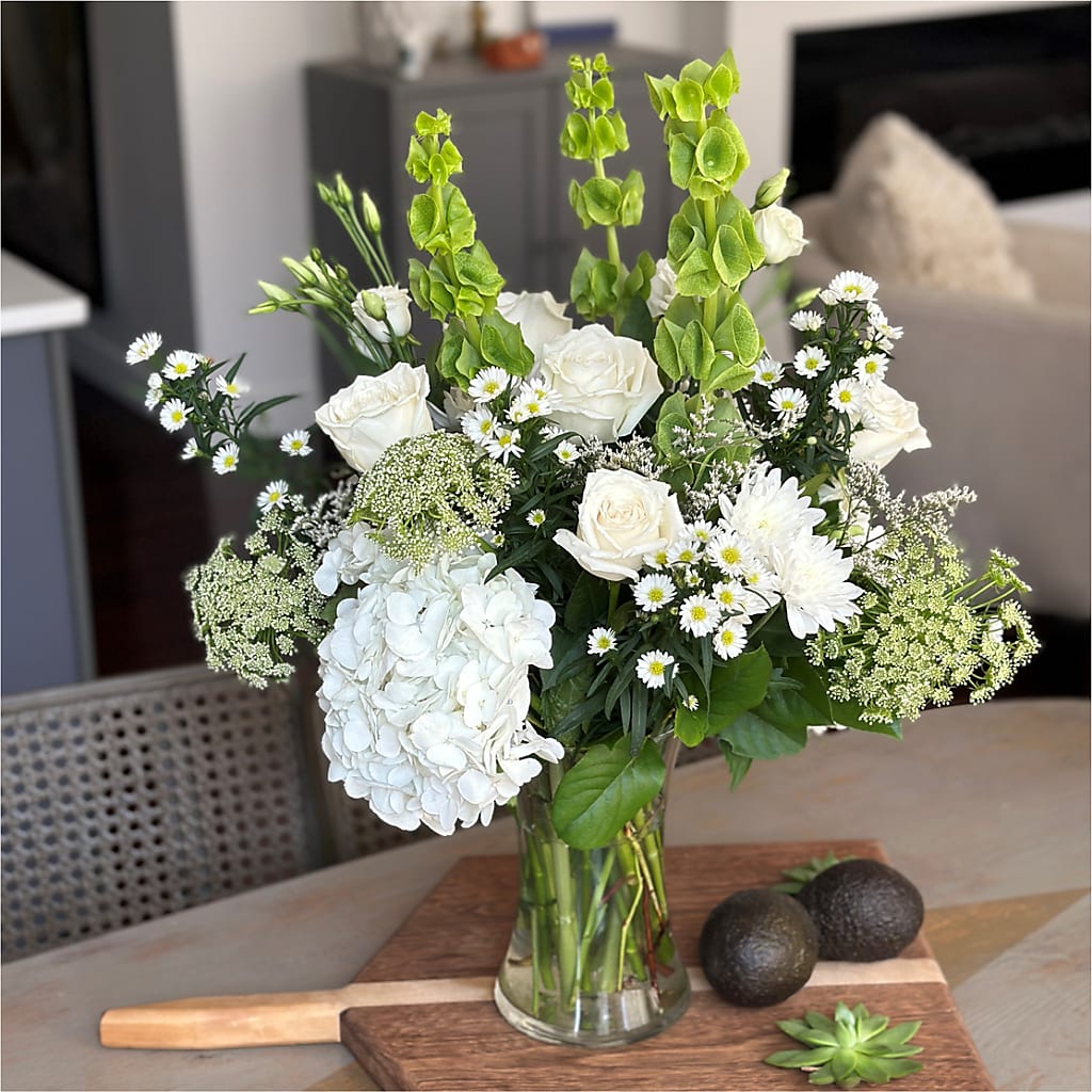 Classic Ivory – A Florist Original –  Flowers By Vee, Tracy CA
