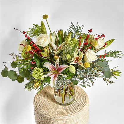 Berry & Bright Bouquet –  Flowers By Vee, Tracy CA