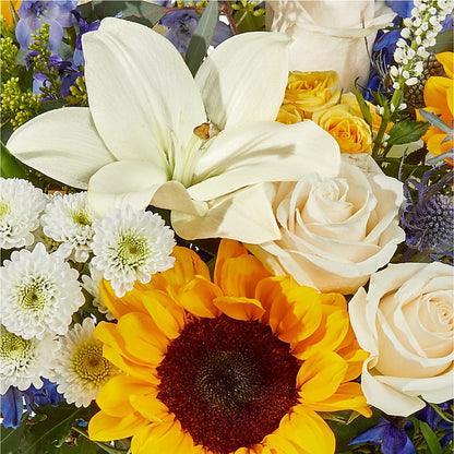 Wonderfully Sunny Bouquet –  Flowers By Vee, Tracy CA