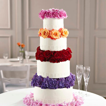 Infinite Love Cake Décor –  Flowers By Vee, Tracy CA