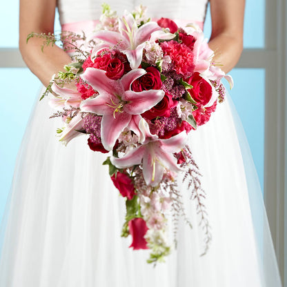 Lily & Rose Bouquet –  Flowers By Vee, Tracy CA