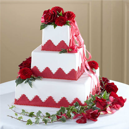 Forever Happiness Cake Decor –  Flowers By Vee, Tracy CA
