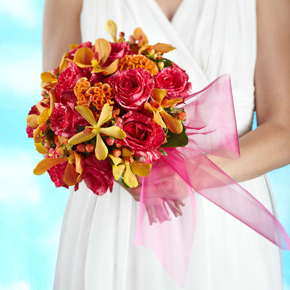 Brilliant Shades of Love Bouquet –  Flowers By Vee, Tracy CA