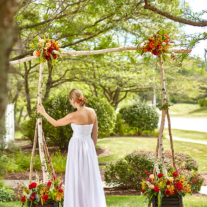 Arbor of Love Archway –  Flowers By Vee, Tracy CA