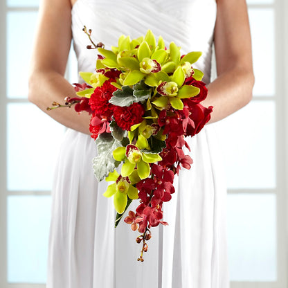 Elegant Orchid Bouquet –  Flowers By Vee, Tracy CA